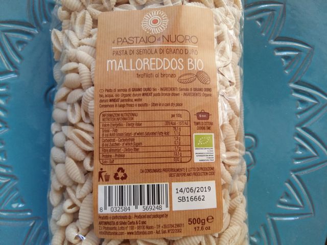 Pasta Malloreddus Bio 500 gr